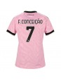 Juventus Francisco Conceicao #7 Replika Borta Kläder Dam 2026-27 Kortärmad Juventus Francisco Conceicao #7 Replika Borta Kläder Dam 2026-27 Kortärmad